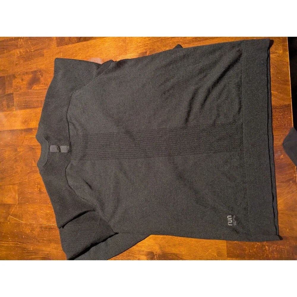 Nike Tiger Woods Wool Blend Golf Sweater The‎ League Medium Black Knit Pullover